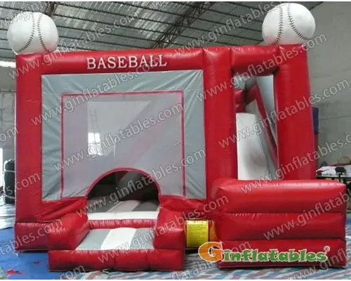 15ftH Baseball combo bounce house