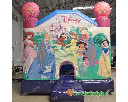 Inflatable princess bounce house