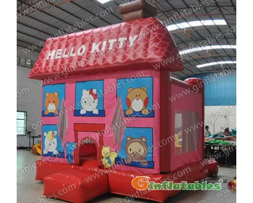 Inflatable Hello Kitty Bounce House