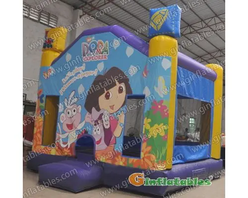 Inflatable Dora bounce houses