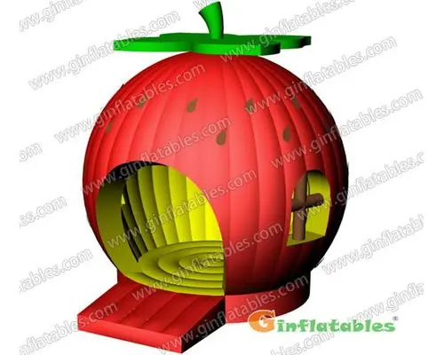 12ft Diameter Red apple jumpers inflatable