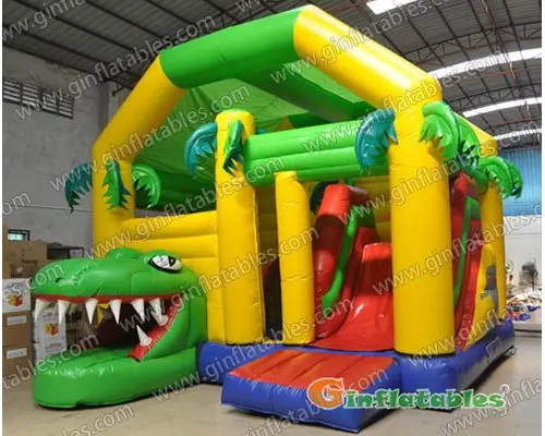 Inflatable crocodile combo