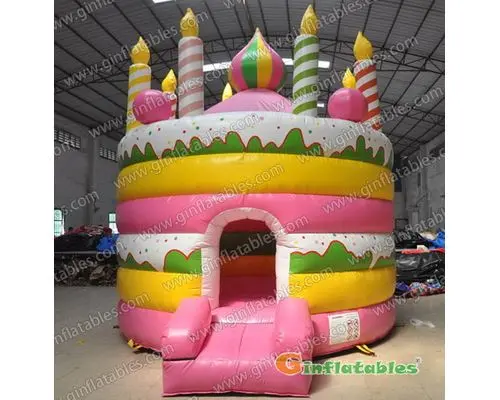 13ft Happy Birthday Cake Bouncer Jumper