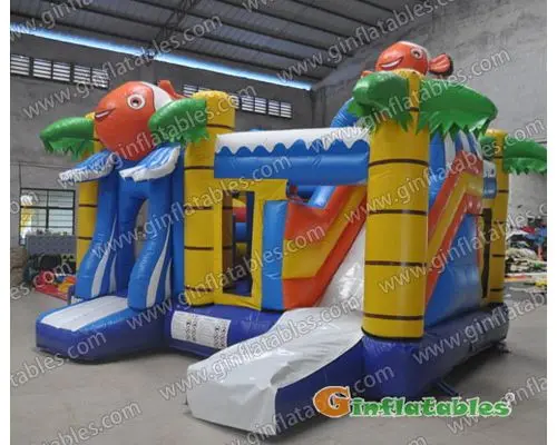 17ftL Beach inflatable combo