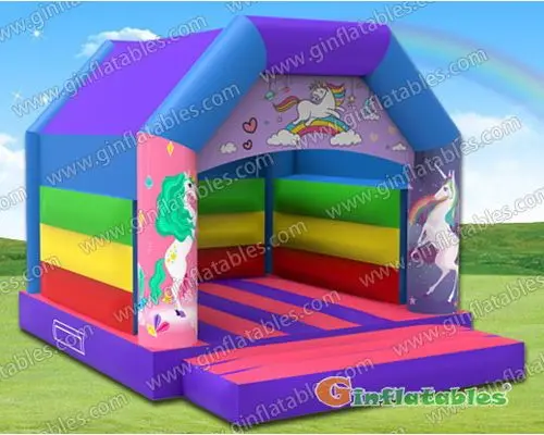 Unicorn bounce house