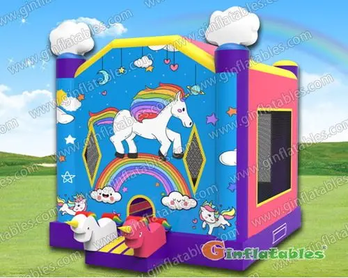 Unicorn bounce house