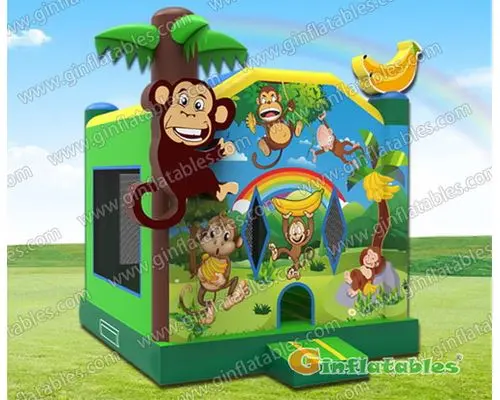 15.7' Jungle bounce house inflatable