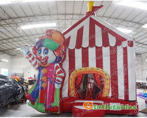 Circus show bounce house