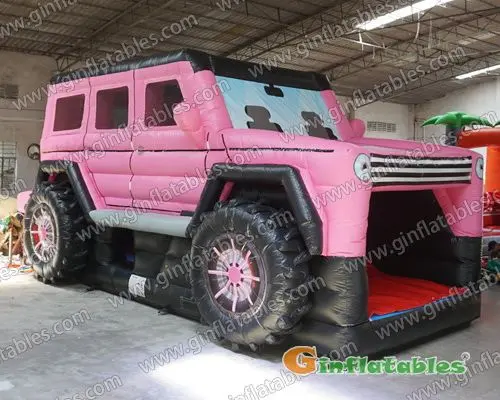 Pink SUV bounce combo