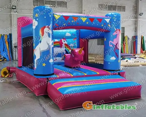 Unicorn bouncy castle