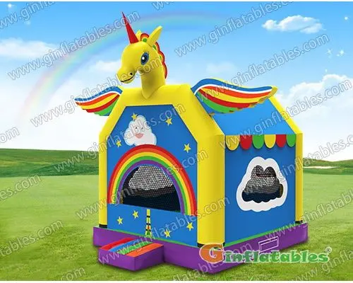 Unicorn bounce house