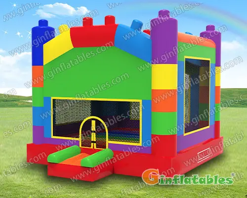 13' x 13' Building blocks bounce house