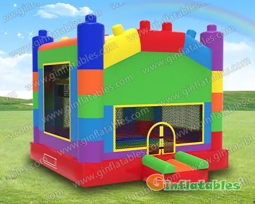 13' x 13' Building blocks bounce house