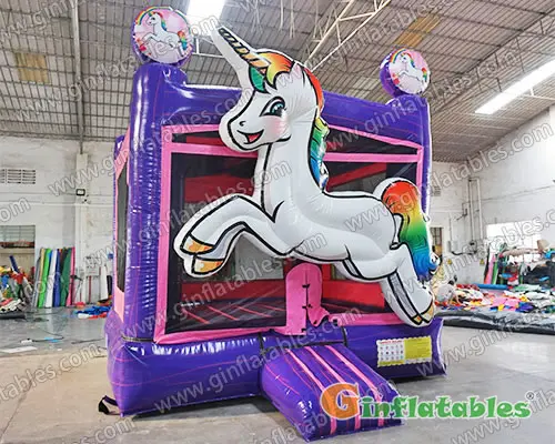 Unicorn bounce house