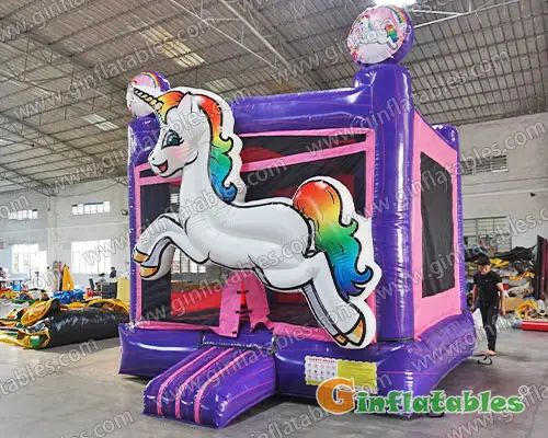 Unicorn bounce house