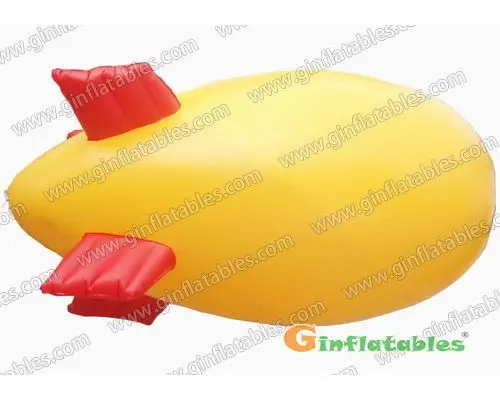 20ftL Yellow advertising blimps for sale