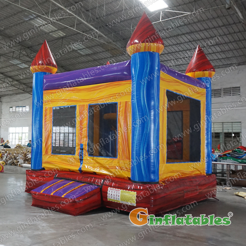 Hot Sale EN14960 Purple Dragon Castel Bounce House Dragon for Sale