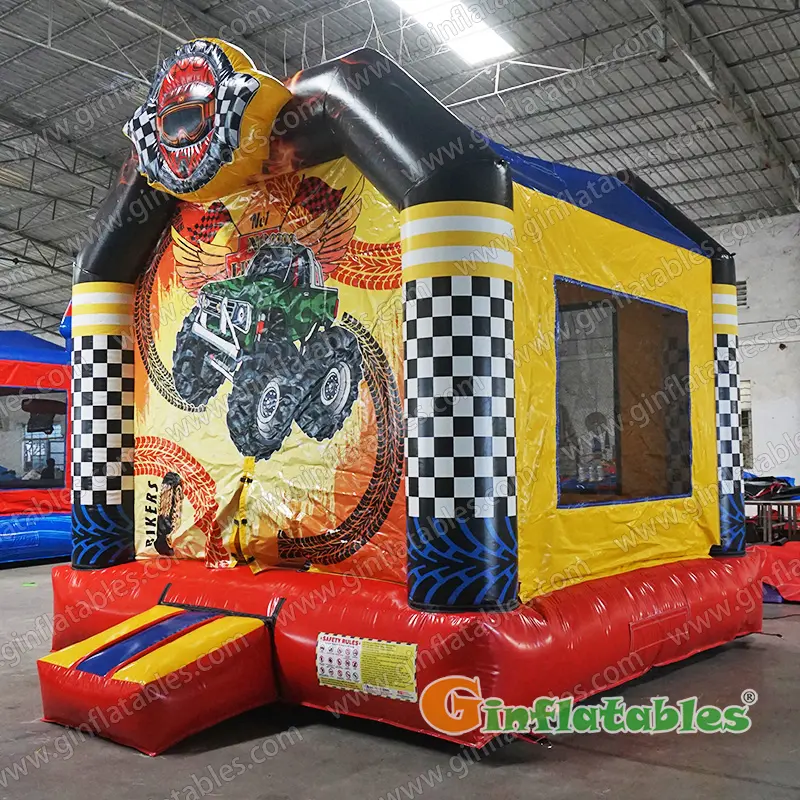 Racecar bounce house