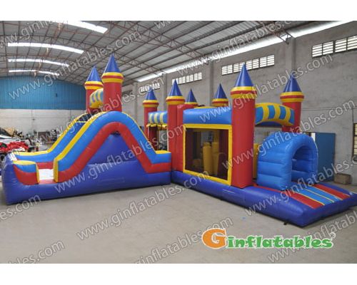 Inflatable castle combo