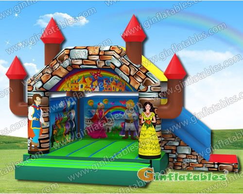19 ft L Castle combo slide 19 ft L Castle combo slide