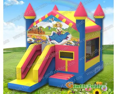 12.5ftH 4 IN 1 bouncy combo inflatable