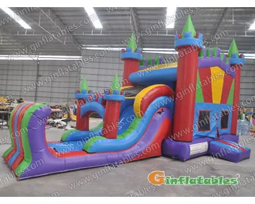Inflatable castle combo
