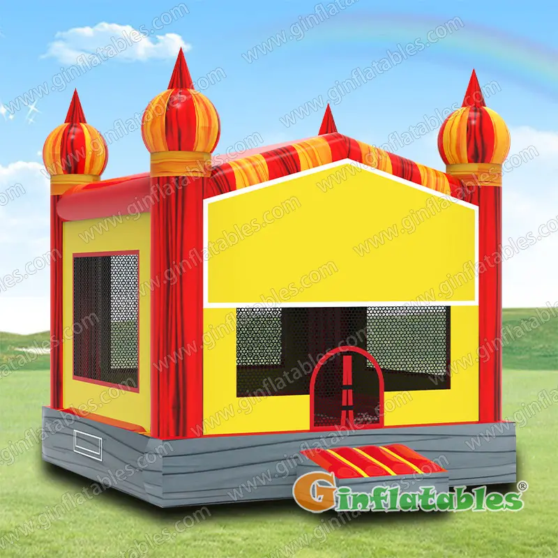 Red marble Inflatable castle