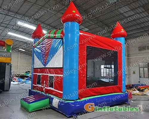 14ftH Red and Blue Bouncy Castle