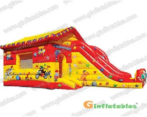 38ft L Yellow-Red jumping castles