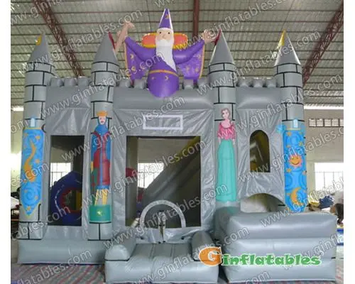 4 in 1 Wizard combo inflatable
