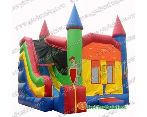 Inflatable bounce castles