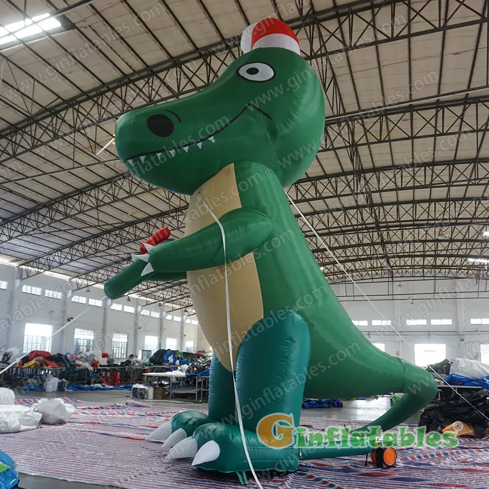 Inflatable dinosaur