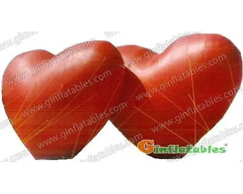 Inflatable advertising red heart for sale