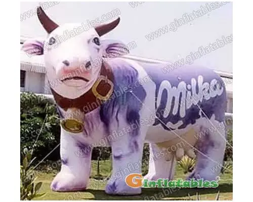 Inflatable Cartoon Cow on sale