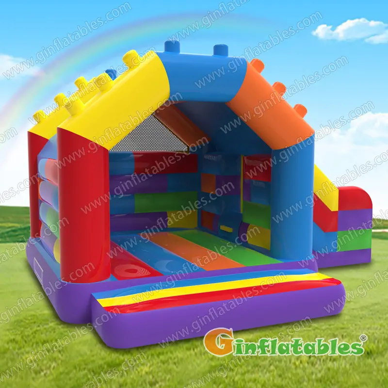 Building blocks bouncing combo