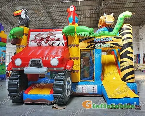 18 Amazon safari bounce house combo