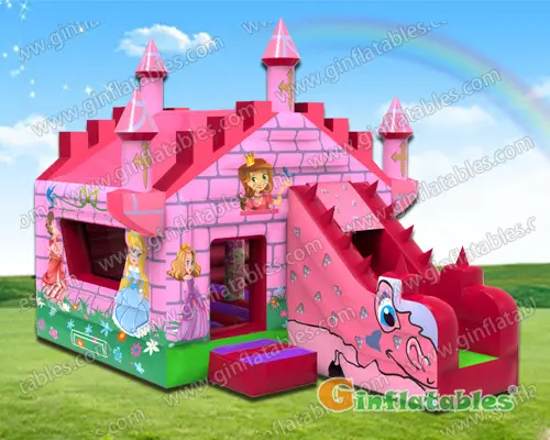 Princess castle with slide