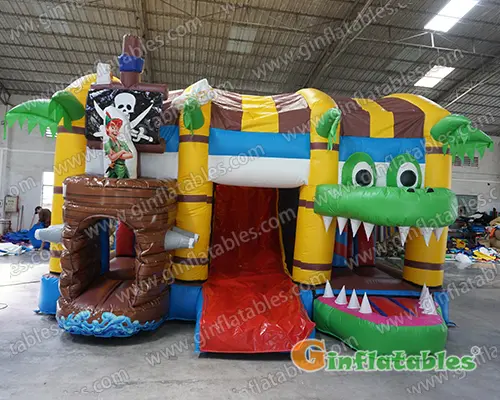 Pirate ship inflatable combo