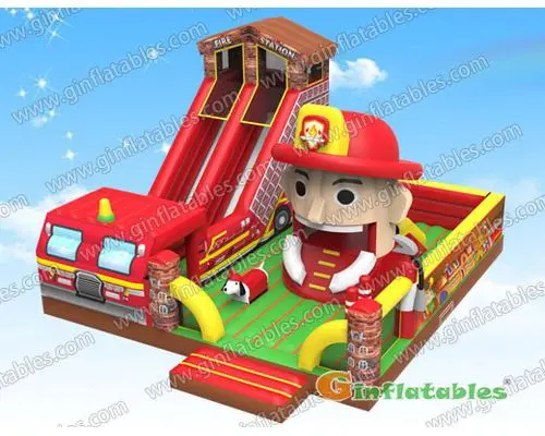 Firestation playground with moving mouth