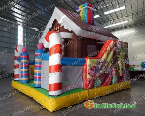 Chocolate bounce house