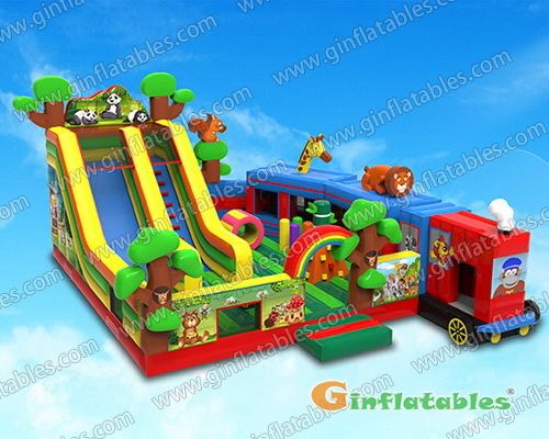 Rainforest train playpark