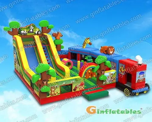 Rainforest train playpark