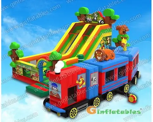 Rainforest train playpark