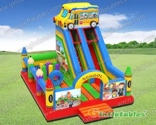 School bus playground