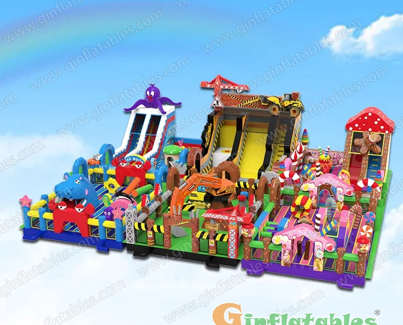 Inflatable play park