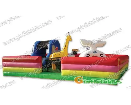 Happy Zoo Inflatable Funland