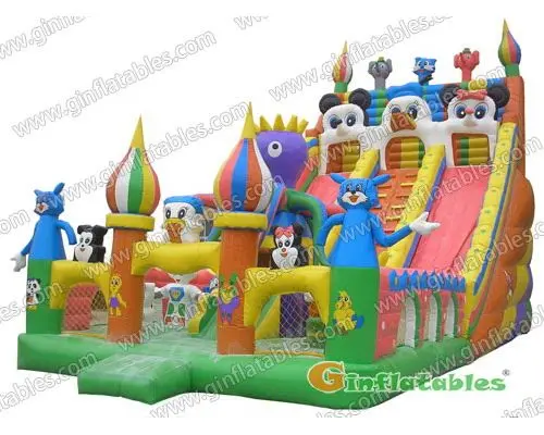 Inflatable amusement park