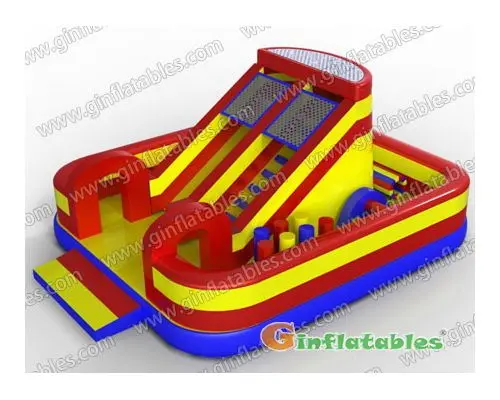 Inflatable sport funland