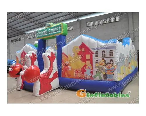 Inflatable sesame street funland SALE