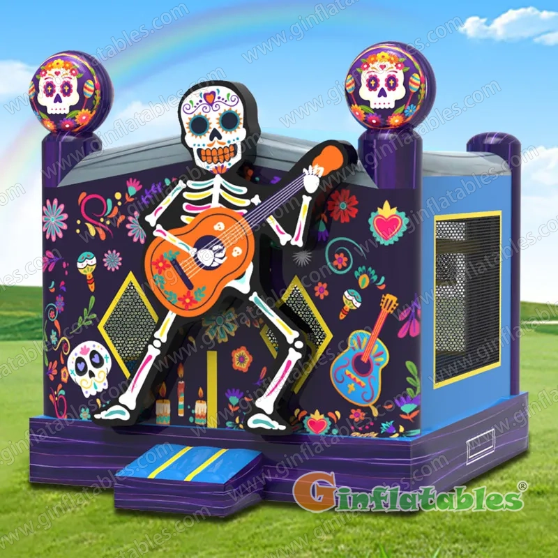 Dia de los muertos bounce house 
